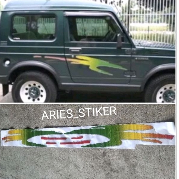 STRIPING STIKER SUZUKI KATANA GX 94