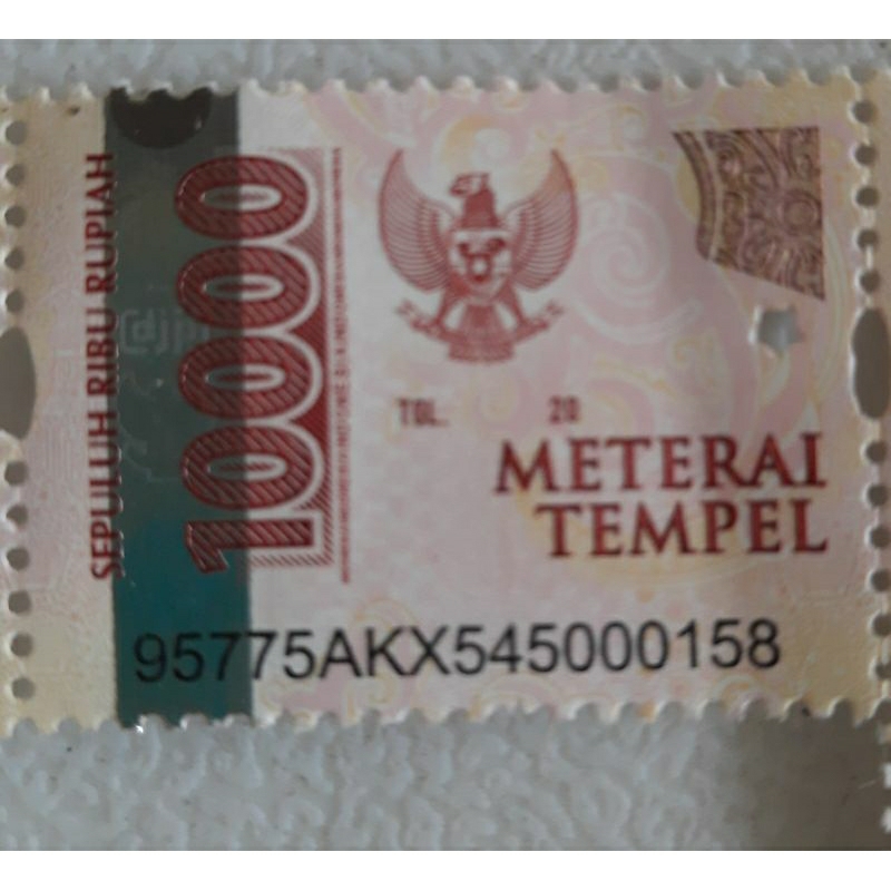

MATERAI TEMPEL 10000