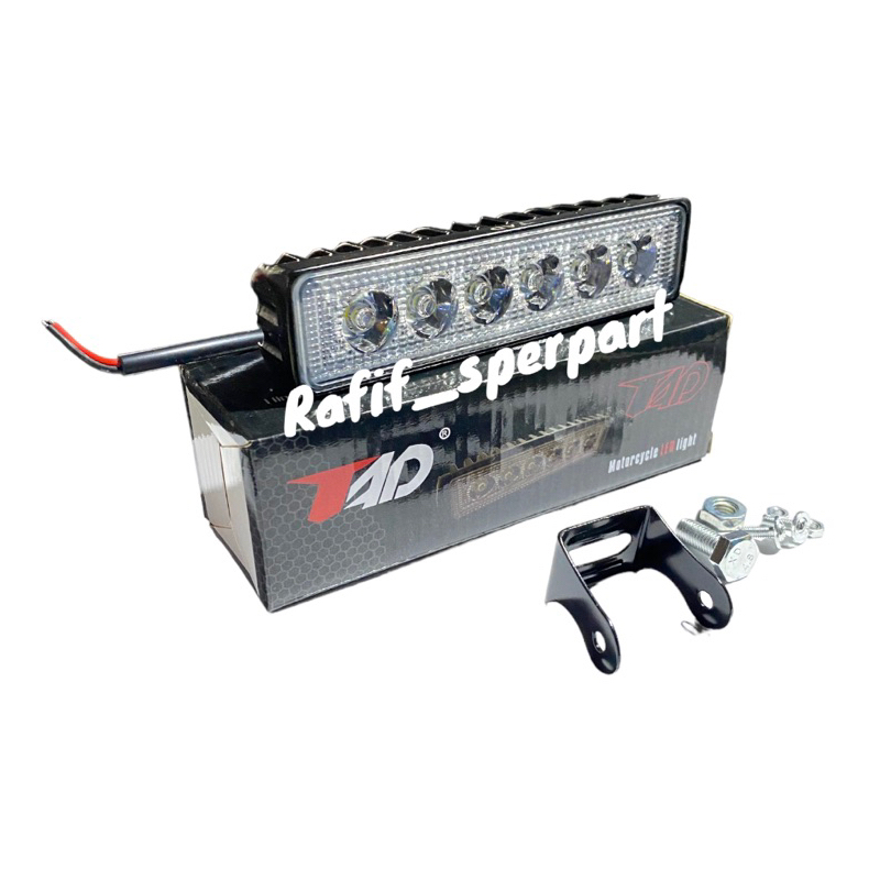 LAMPU TEMBAK SOROT LED 6 MATA BAR CREE BODY BESI