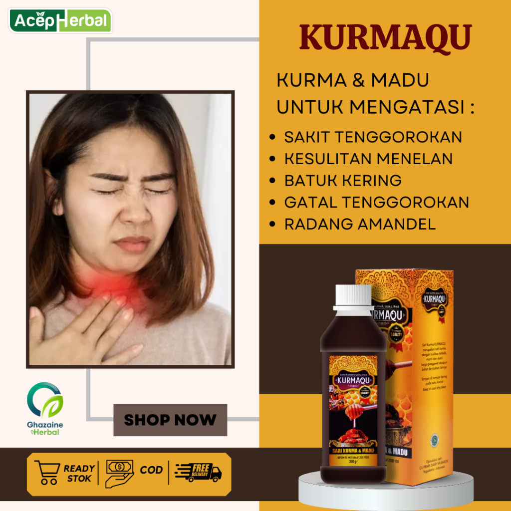 Obat Sakit Tenggorokan, Sulit Menelan, Gatal Tenggorokan, Batuk Kering, Radang Amandel