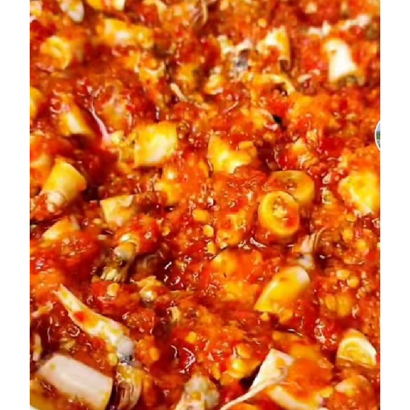 

Sambel Cumi Sambal Cumi kemasan toples ukuran 150gr