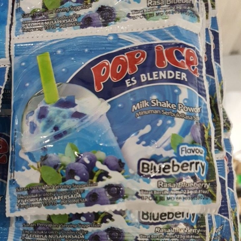 

Pop Ice Blueberry 1renceng (10pcs)