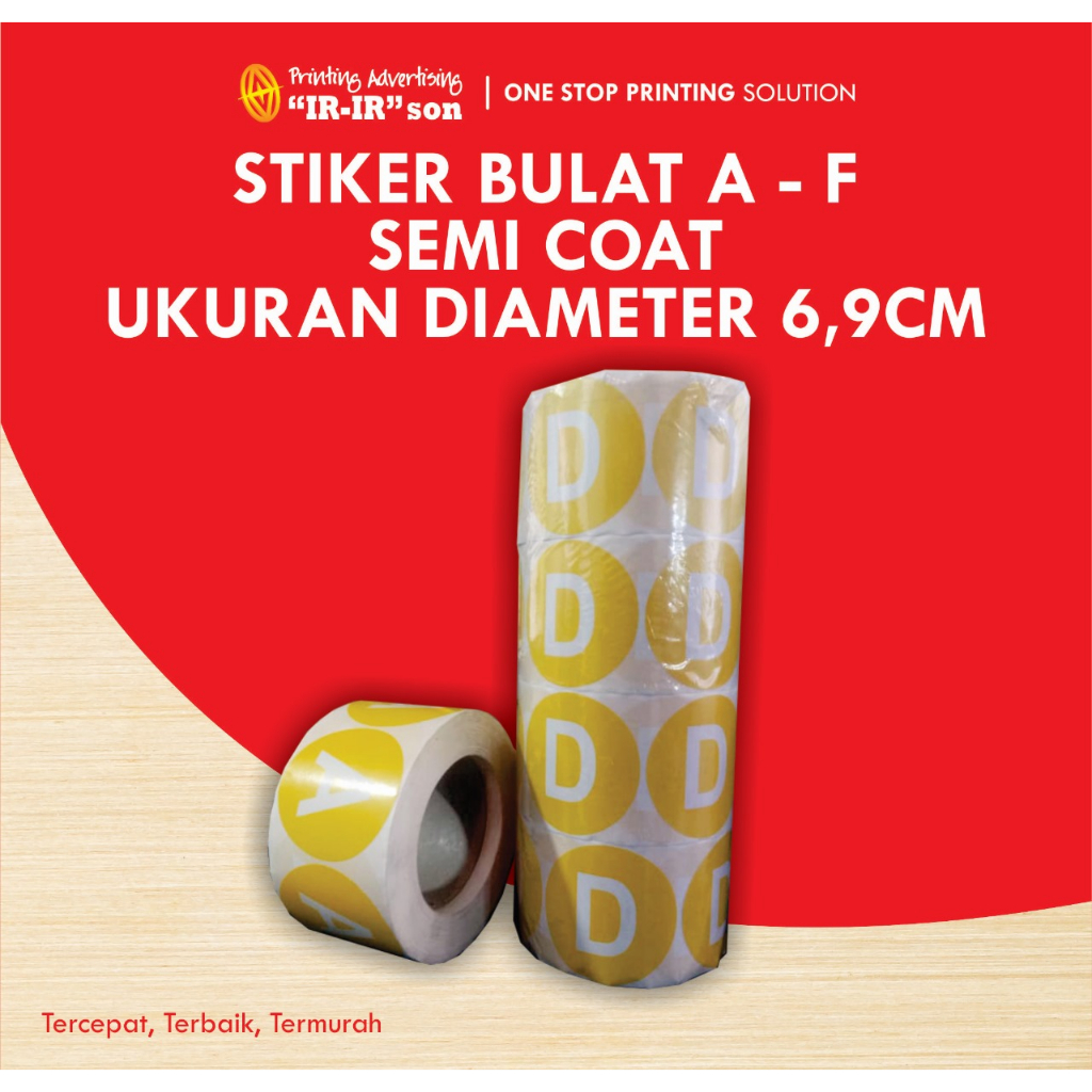 

STIKER BULAT A SAMPAI F STIKER LINGKARAN STIKER HURUF