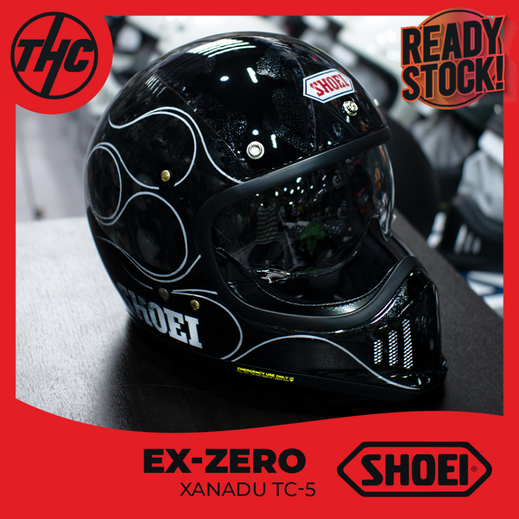 SHOEI EX ZERO XANADU TC-5 FULL FACE VINTAGE HELMET SHOEI