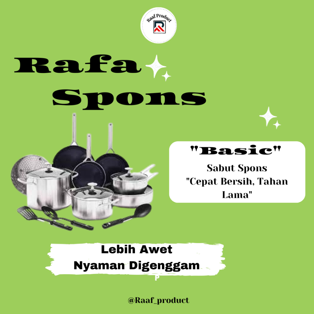 Spon Cuci Piring/Raaf_product/Spon Piring Awet/Spon Cuci Piring Nyaman/Spon Cuci Piring Murah