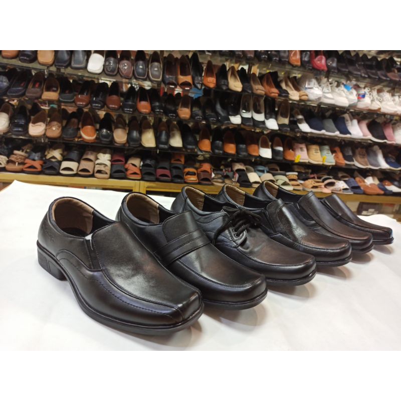 Sepatu Pantofel pria kulit asli Produl Lokal Leiniker