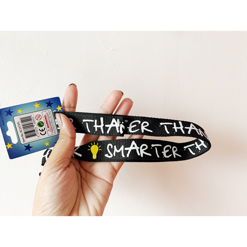 

Tali Lanyard Smarter Than I Look untuk ID Card Gantungan Kunci