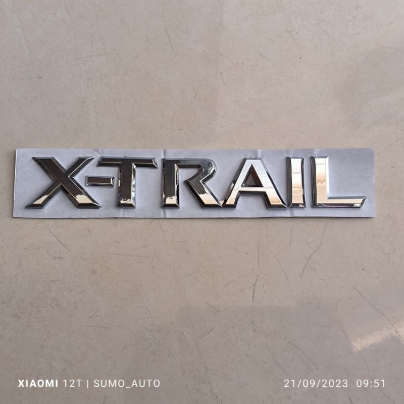 emblem tulisan XTRAIL nissan xtrail T30 T31 emblem X-TRAIL nissan