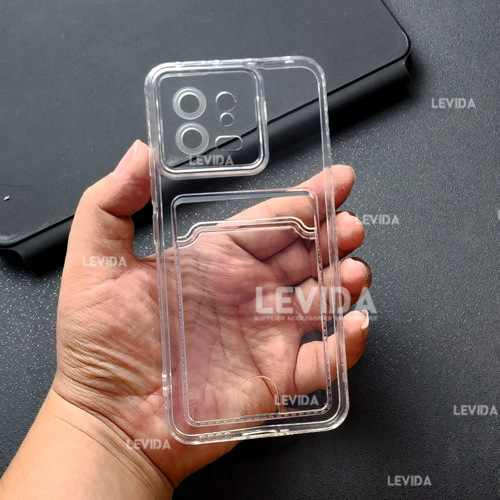 Xiaomi 13 Xiaomi 13 Pro Xiaomi 13 Lite Case Slot Kartu / Card Case Bening Xiaomi 13 Xiaomi 13 Pro Xi