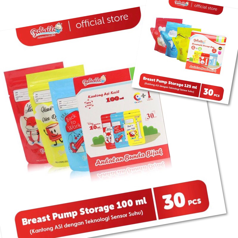 RELIABLE BREASTMILK / KANTONG ASI