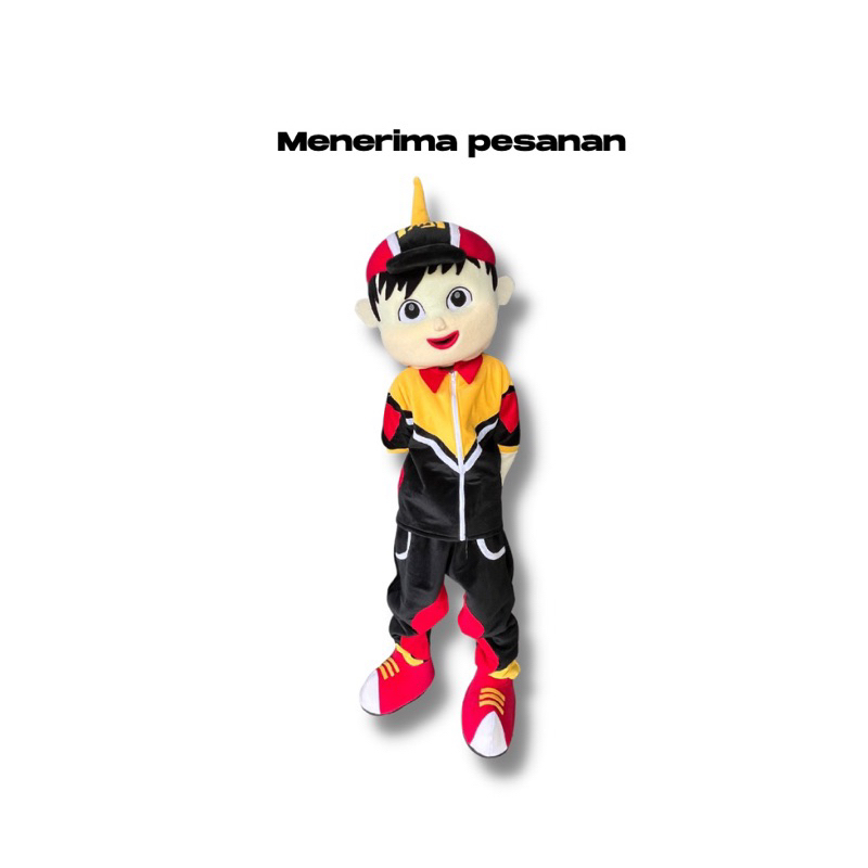 KOSTUM BADUT KARATER BOBOIBOY MERAH