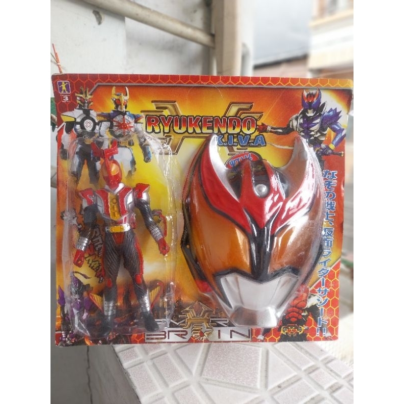 MAINAN ANAK RYUKENDO KAMENRIDER + TOPENG