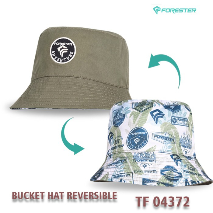 Topi Forester TF 04372 Bucket Hat Reversible Bolak-Balik Topi Rimba