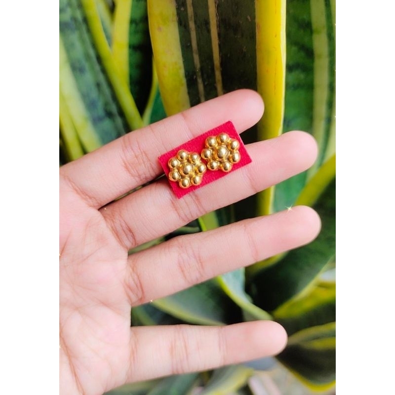 Anting Bunga Emas Muda