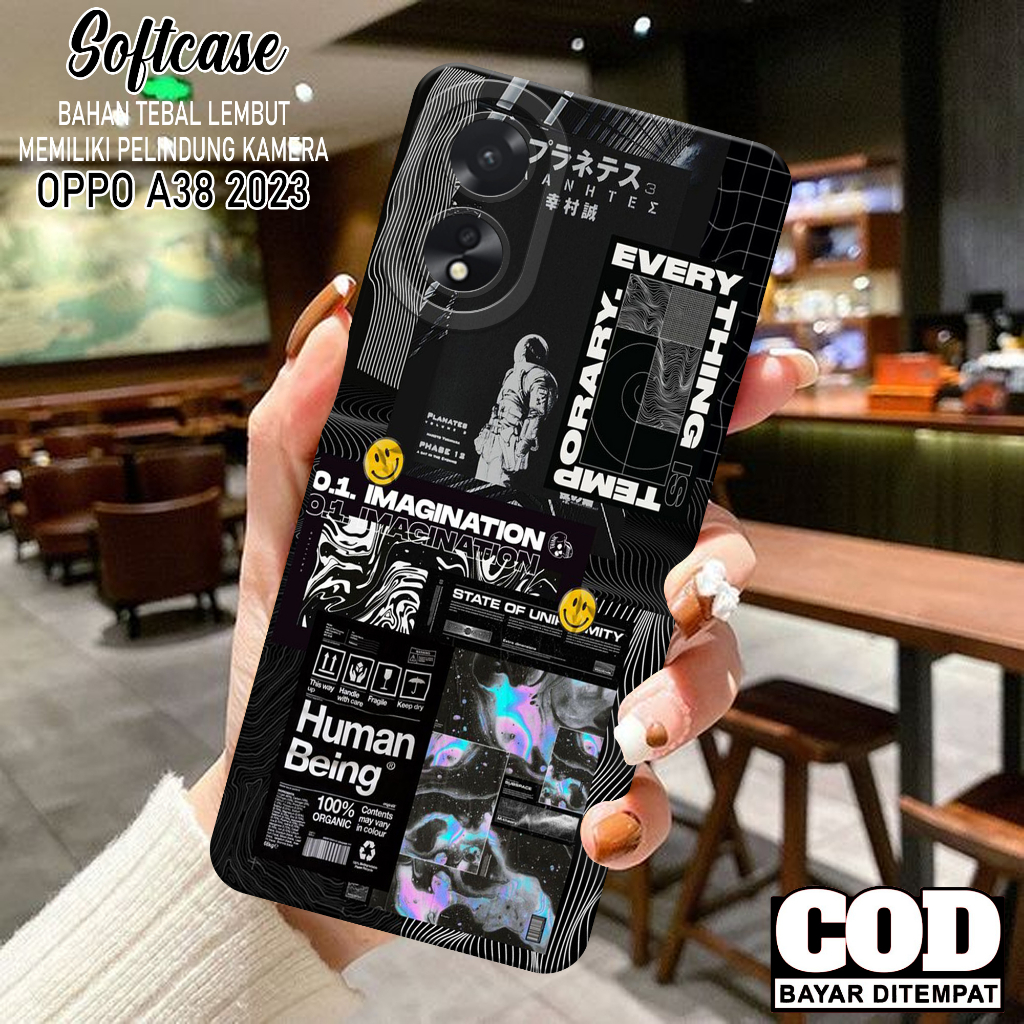 Case Hp Oppo  A38 2023 - Softcase Oppo  A38 2023 Terbaru - Casing Oppo  A38 2023 - Kesing Oppo  A38 