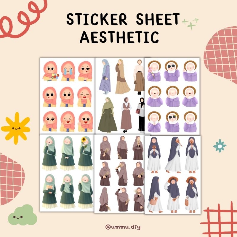 

STICKER SHEET AESTHETIC