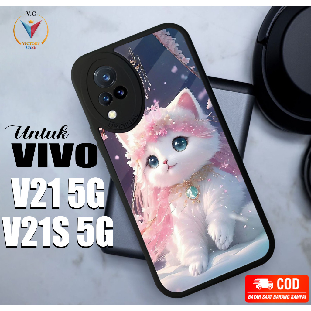 Case Vivo V21 5G V21S 5G Victory Case Motif [ KCNG ] Case Hp Glossy Casing Hardcase Softcase Bisa co