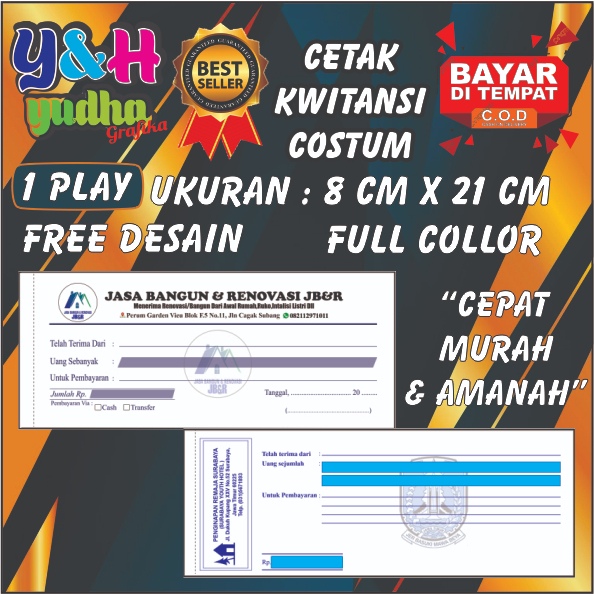 

kwitansi custom 1 play free desain gratis desain y&h yudha grafika paper bag
