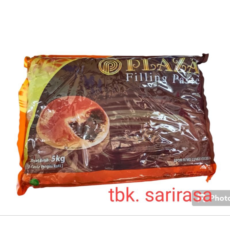 

Plaza Filling Coklat 5 kg Selai Cokelat Isian Roti 5 kg