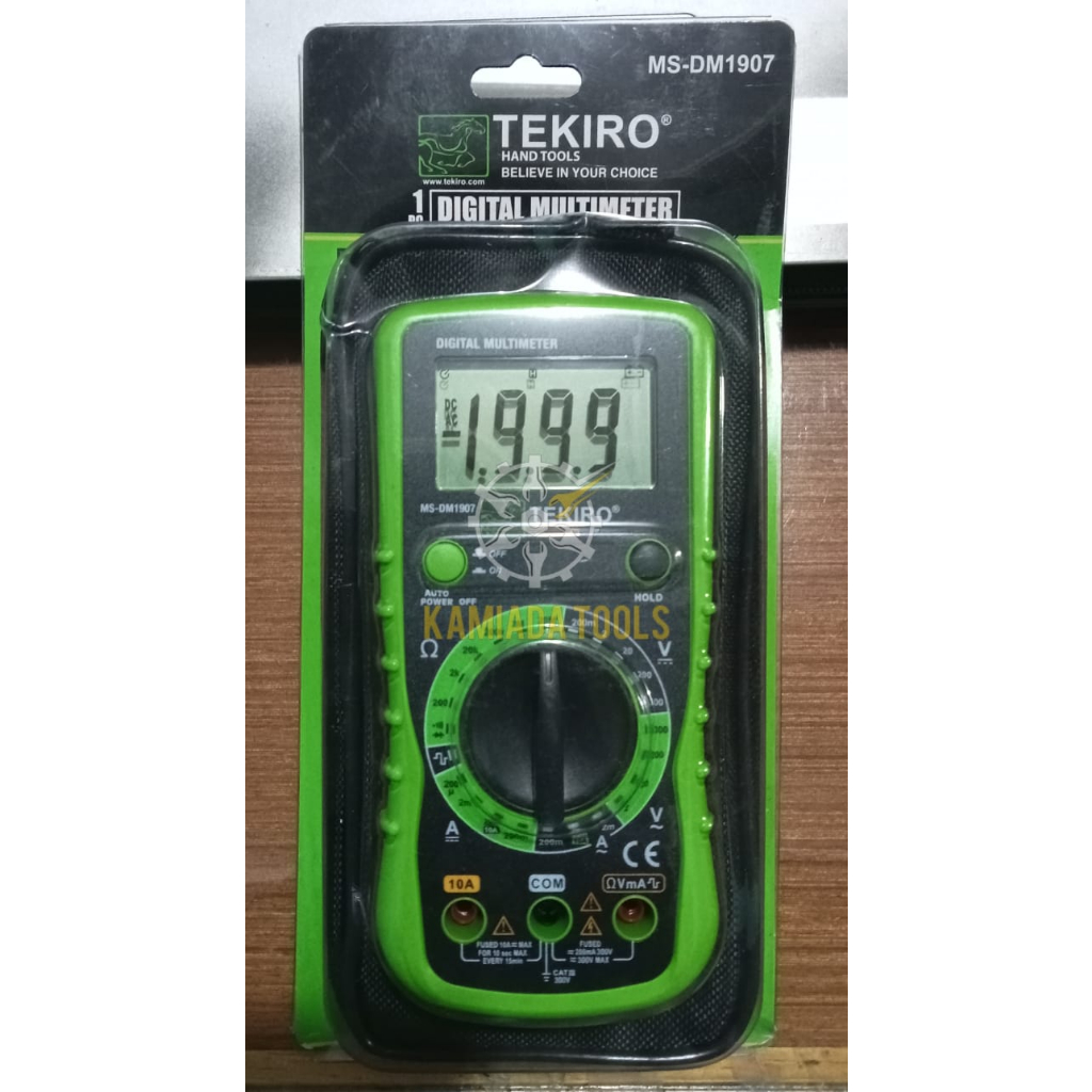 Digital Multi Tester TEKIRO/Avo Meter TEKIRO/Multimeter Digital TEKIRO 1907