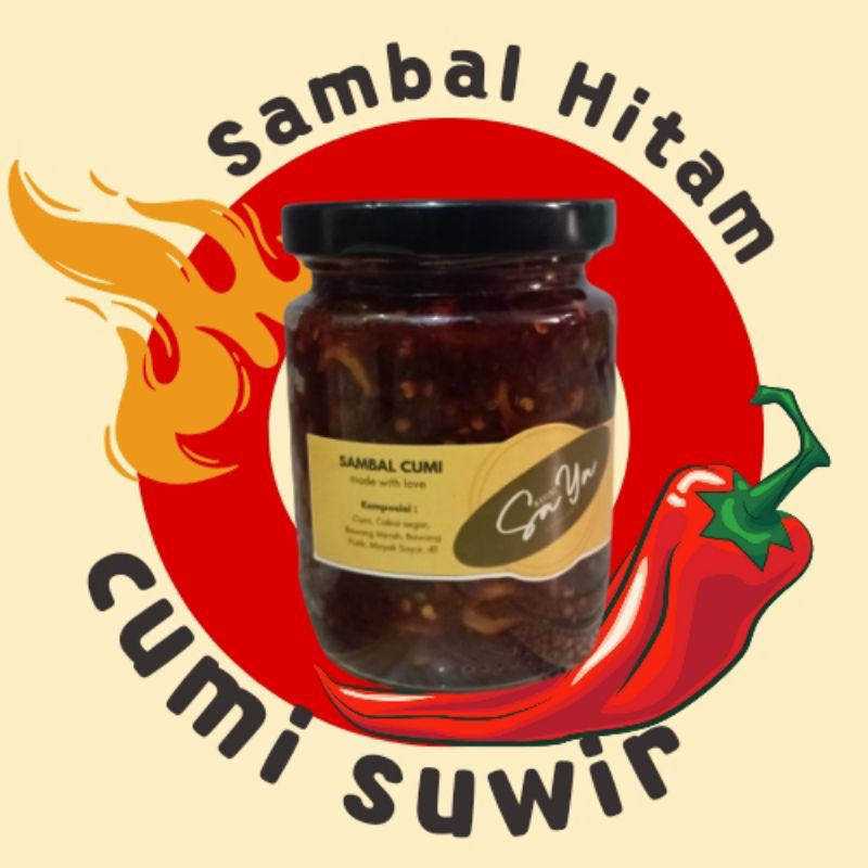 

Sambal Cumi asin/sambal baby cumi/sambal cumi hitam