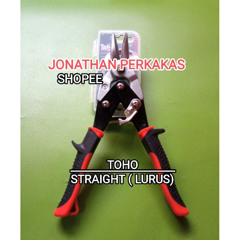 gunting baja ringan lurus toho  gunting seng  serbaguna toho gunting baja ringan straight toho/lurus
