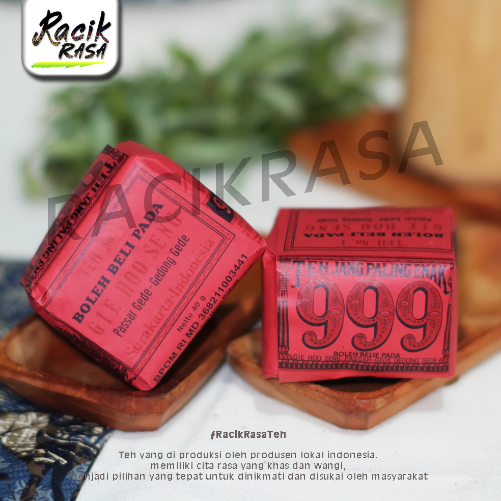 

RACIK RASA |[ ECERAN ] TEH 999 MERAH 40 GRAM ECER KHAS PASAR GEDHE SOLO TUBRUK TEH WANGI HARUM BUBUK TEH TRADISIONAL SOLO SLAWI PEKALONGAN JAWA