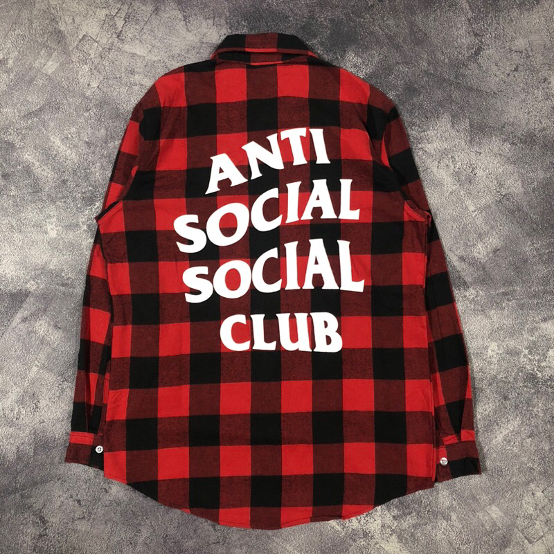 Assc (anti social social club) Double Pocket Flannel Shirt