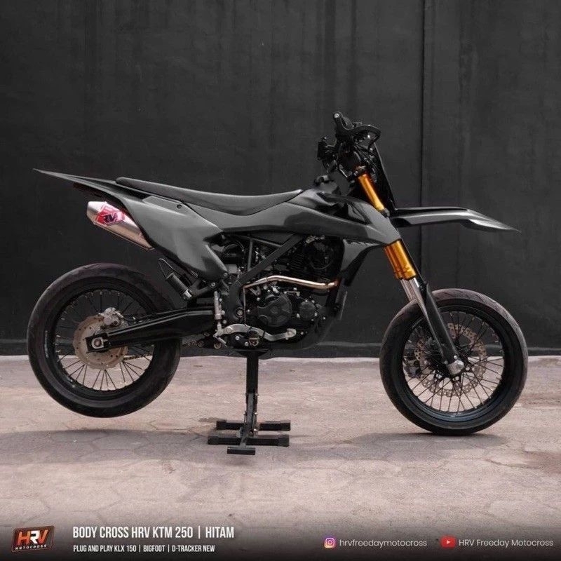 BODY KTM 250 2017 FULL SET BODI KTM 250 2017 BODY KTM 250 2017 PNP SUPERMOTO KLX BF DTRACKER FULLSET