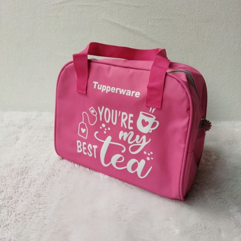 Tas bekal Coolteen Best tea Tupp ( Zipper bunga es)