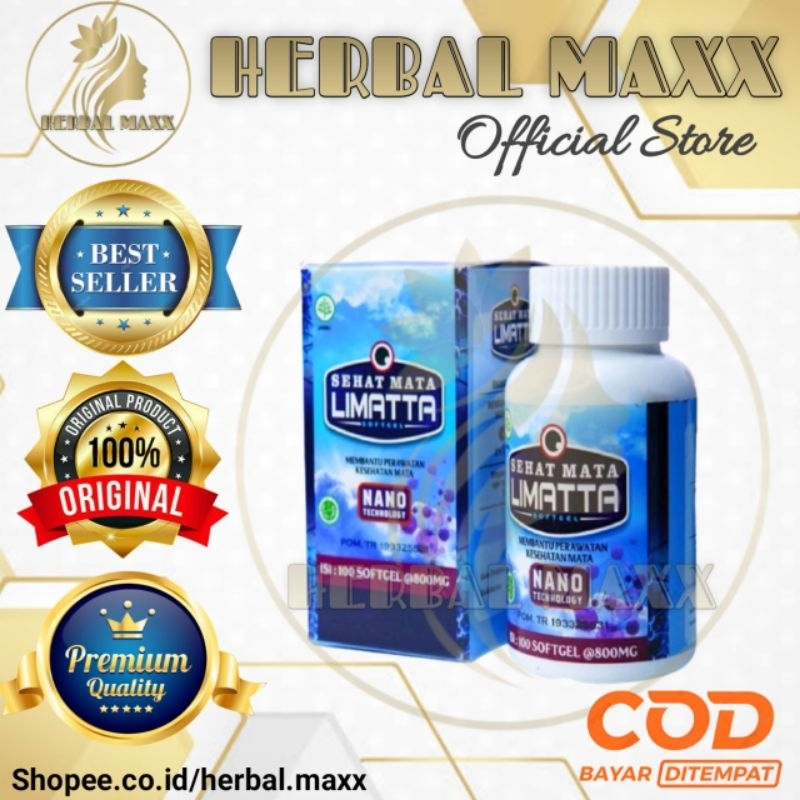 LIMATTA ASLI ORIGINAL - SEHAT MATA LIMATTA OBAT MATA MINUS PLUS RABUN SILINDER DAN KATARAK