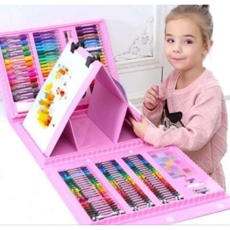 

TOP- Pensil Crayon Anak Menggambar Mewarnai 208 Pcs