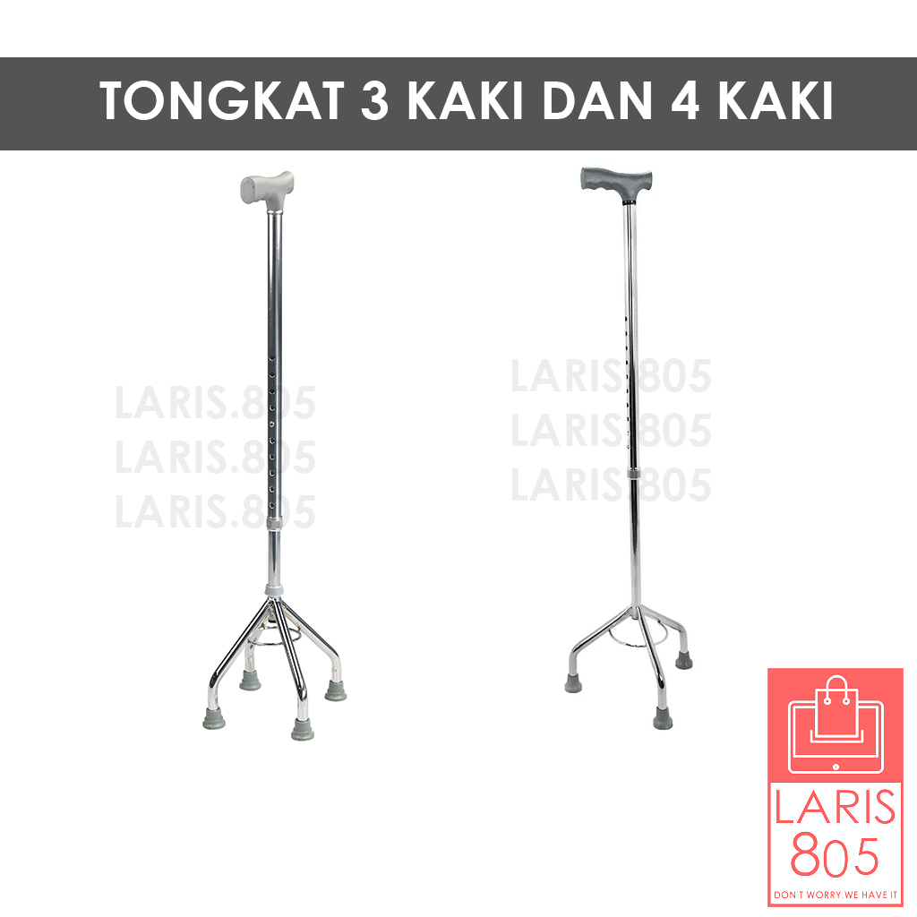 Tongkat Jalan Lansia/ Tongkat Kaki/ Tongkat Lansia Alat Bantu Jalan