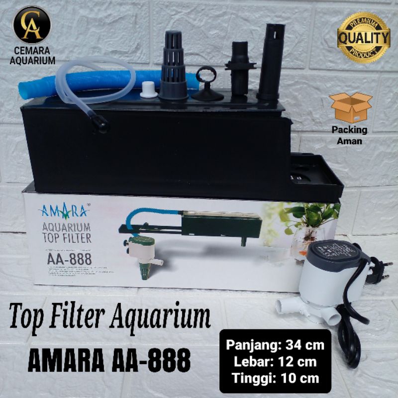 Top filter aquarium/ AMARA AA-888/ pompa/ pompa aquarium/ pompa akuarium/ pompa air aquarium/ pompa 