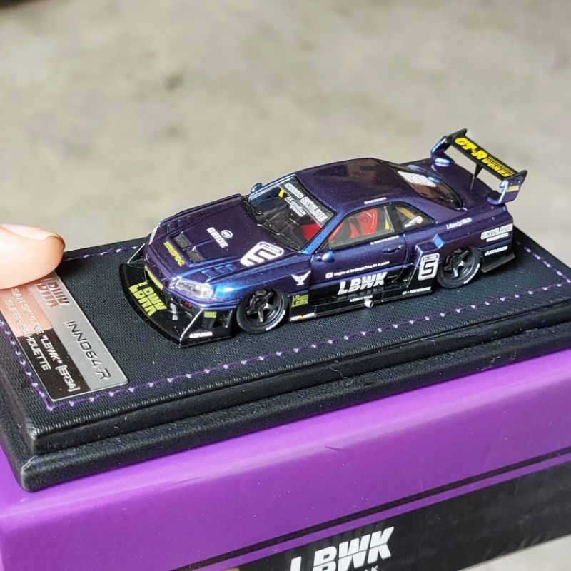INNO64-R RESIN Nissan Skyline ER34 LBWK Super Silhouette Midnight Purple II