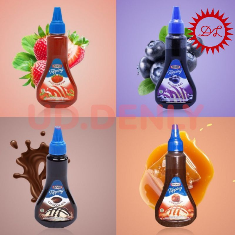 

Morin Topping Coklat / Strawberry / Blueberry / Caramel 310 Gram