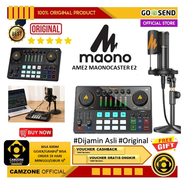 Maono E2 Maonocaster AME2 AM-E2 Soundcard Streaming Podcast