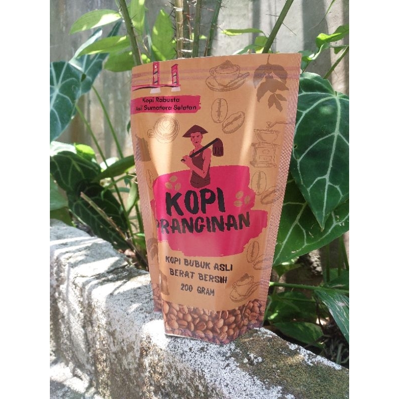 

Kopi bubuk robusta, kopi hitam, 100% kopi bubuk asli, kopi Pranginan SUMSEL 200gr