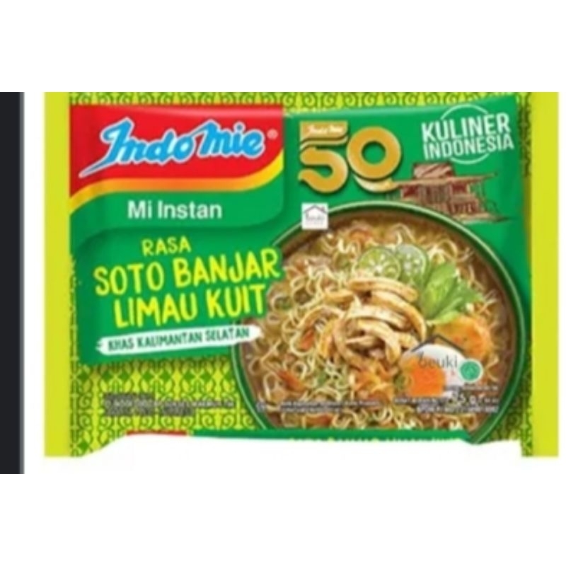

Indomie rasa soto banjar limau kuit 75gr