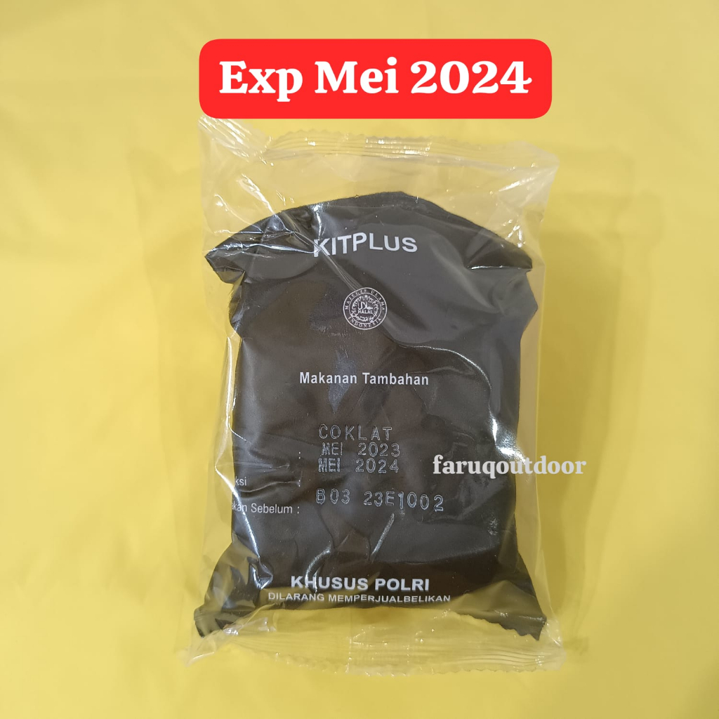 Ransum Kitplus Biskuit TNI Polri Makanan Tambahan Outdoor Activity