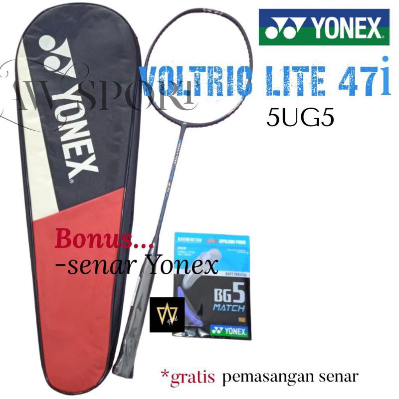 Raket Badminton Yonex VOLTRIC LITE 47i 5U G5 / Raket Bulutangkis