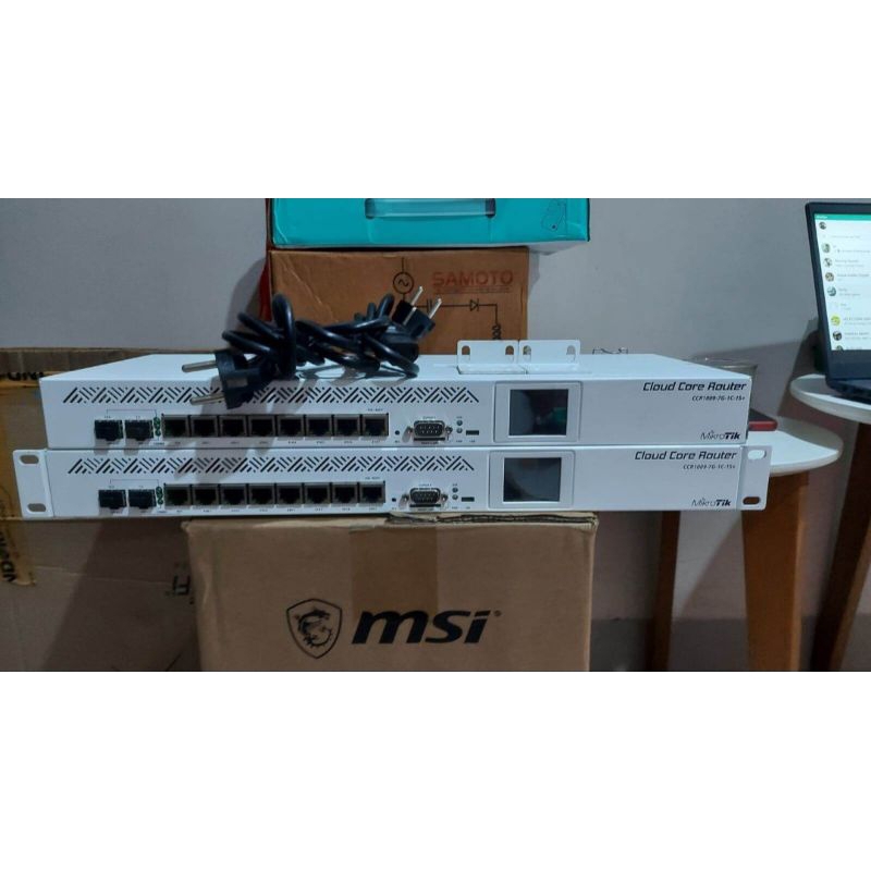 Mikrotik RouterBoard CCR1009-7G-1C-1S+ (bekas)