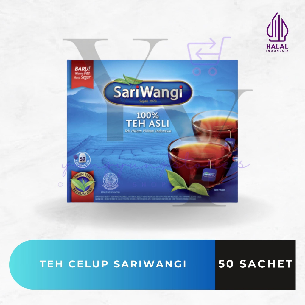 

Sariwangi Teh Celup Teh Asli isi 50 Sachet