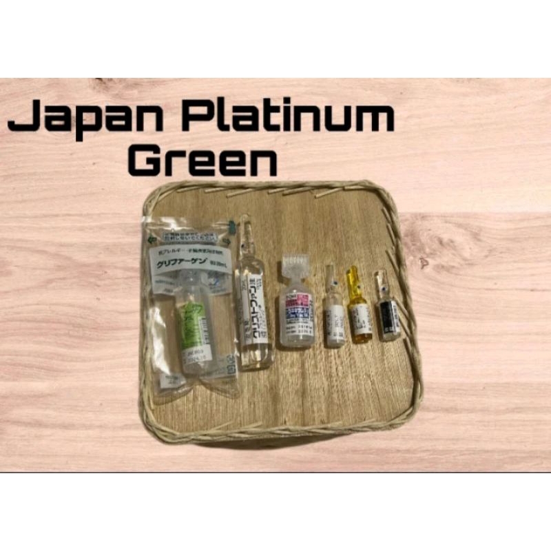 Japan platinum Green dan blue termurah
