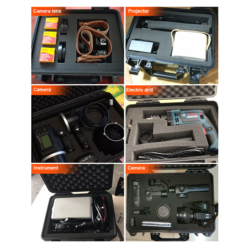 New DIY Tool Box + Busa Case Waterproof Hard Kotak Custom Penyimpanan Alat Perkakas Power Tool