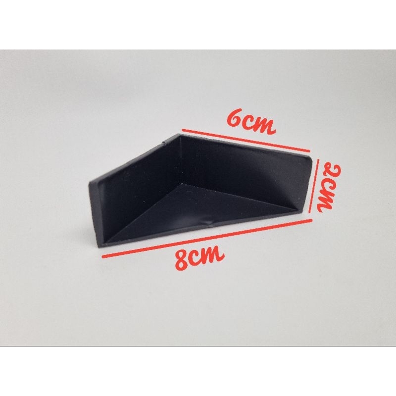 Siku plastik packing / pelindung sudut warna hitam