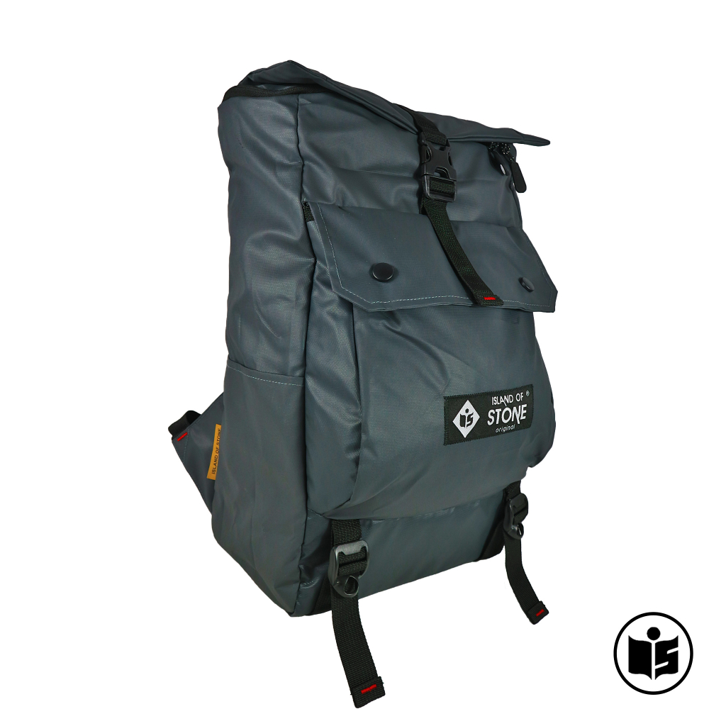 Tas Ransel Backpack Bimo Abu (SETCAR) - Island Of Stone