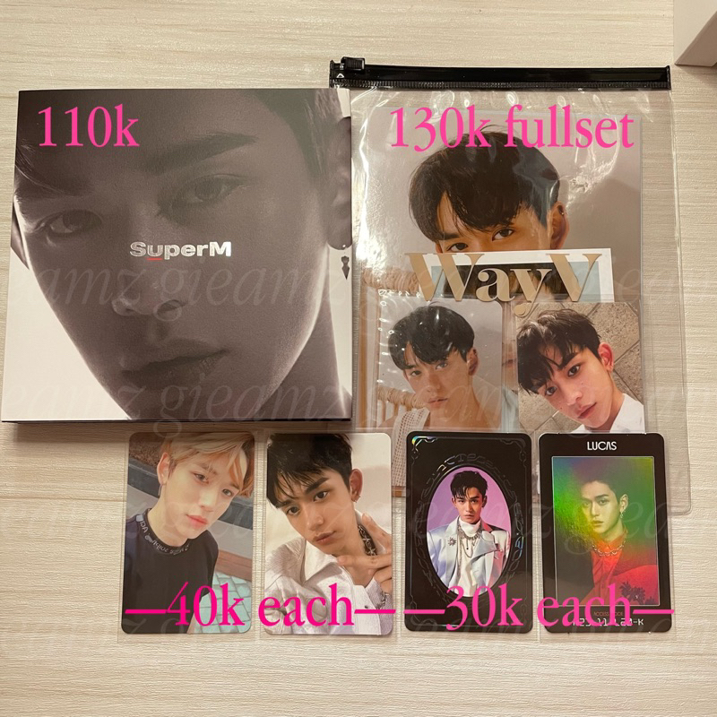 [ baca deskripsi ]  pair lucas photocard nct wayv jopping empathy access card ac yearbook yb