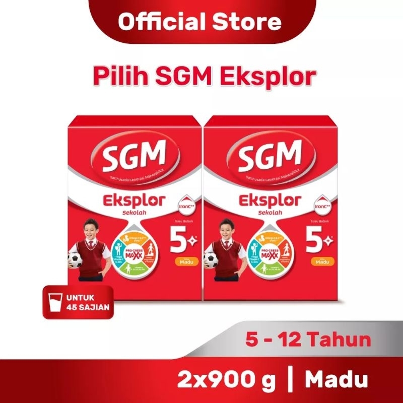 

SGM eksplor 5+ Madu/Vanila 900 Gram