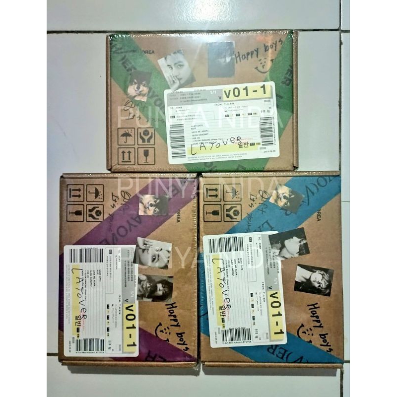 Album Layover Taehyung BTS Sealed POB JPFC